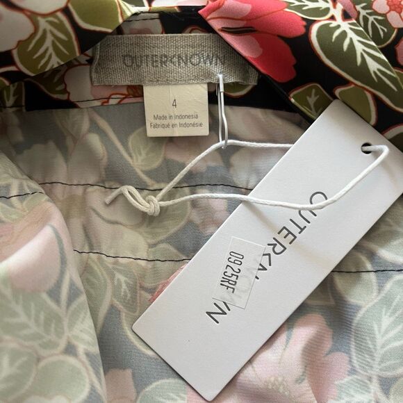 Outerknown Bailey Dress Floral Size 4 - Picture 5 of 7